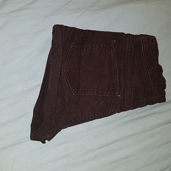 Black jean shorts - Picture 2 of 4